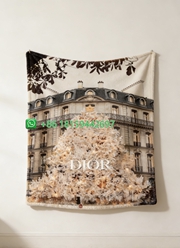 Dior Throw Blankets